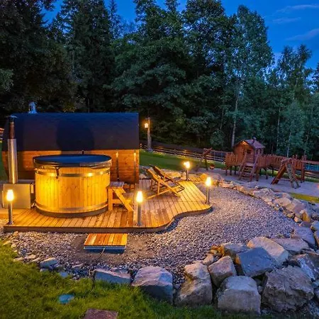 木屋 Koledowka-Kameralny Domek Z Jacuzzi W Gorach-Osada Jaworzyny